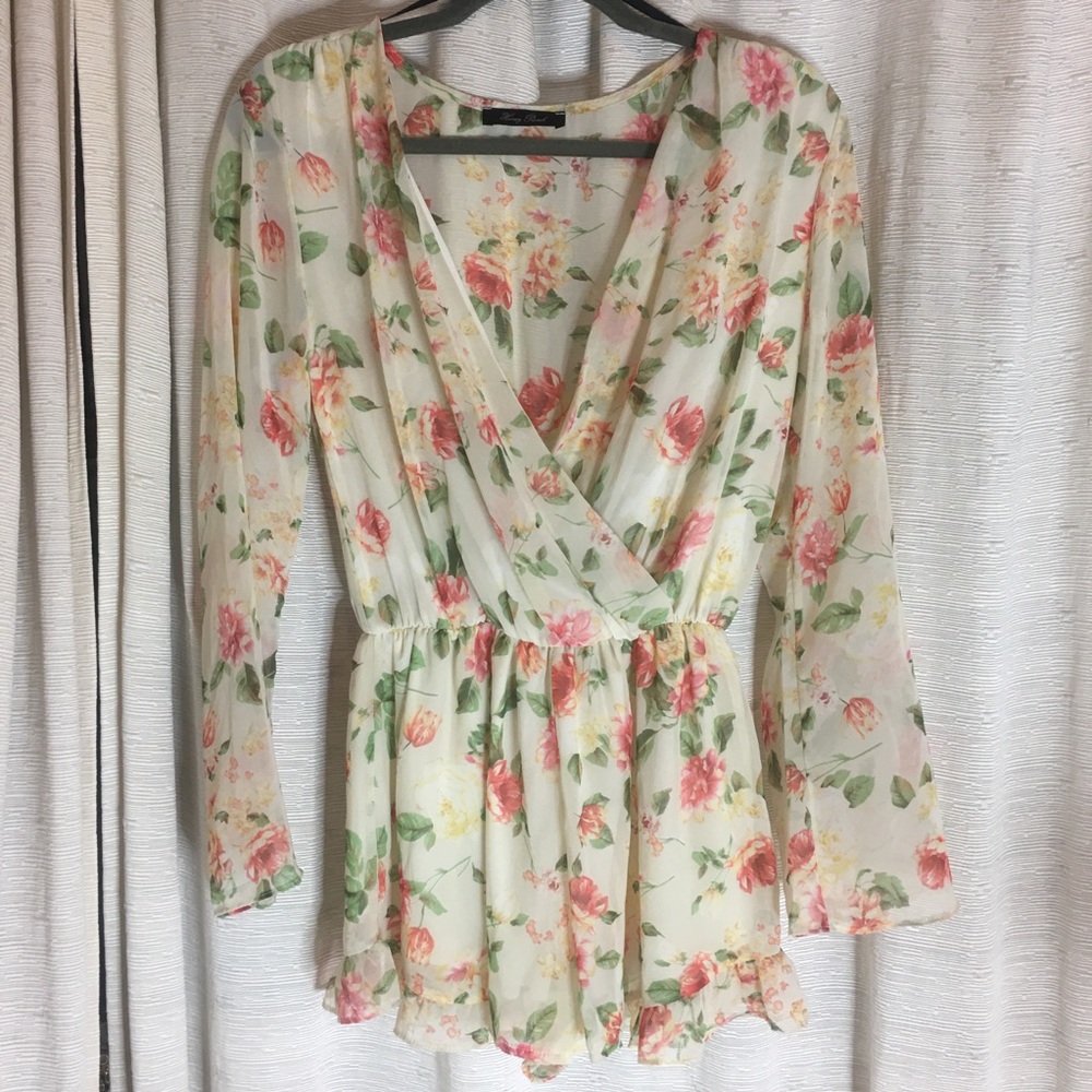 Medium floral romper